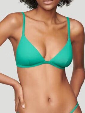 NWT CUUP The String Bikini Swim Top in Tide size XL A-C Cup